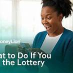 what do if you win the lottery